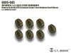 E.T. Model ER35-045 Modern US M1083 FMTV Standard Cargo Truck Weighted Road Wheels For TRUMPETER 1/35